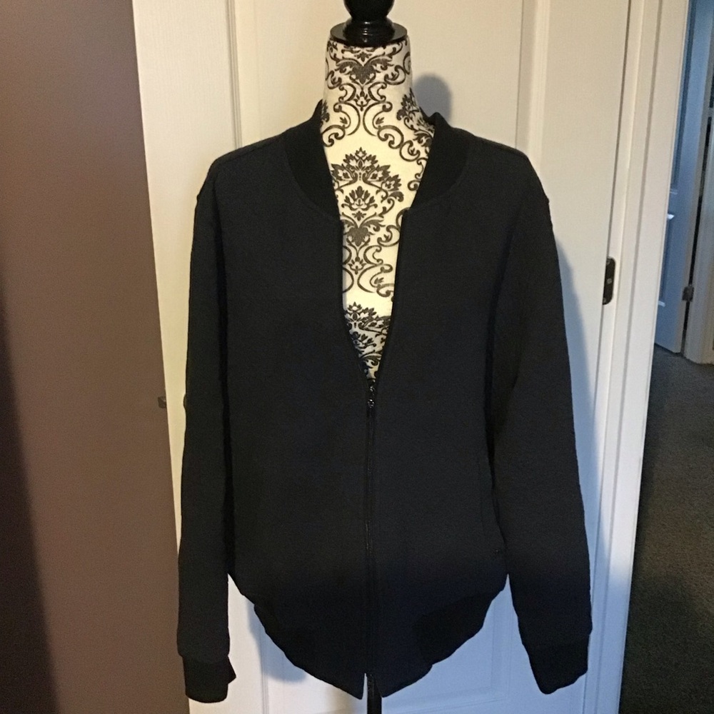 Robert Barakett Vulcan Varsity Baseball full zip quilted knit jacket